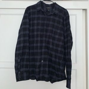 Patterned long sleeve button up